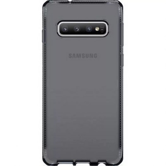 ITSkins Samsung Galaxy S10 Plus Spectrum Schutz Hardcase Hülle (Fallschutz 2 Meter) Schwarz (SGSR-SPECM-BLCK)