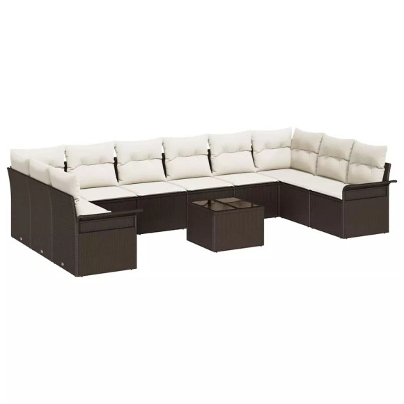 VidaXL - Garten-sofa poly-rattan, One Size, Braun