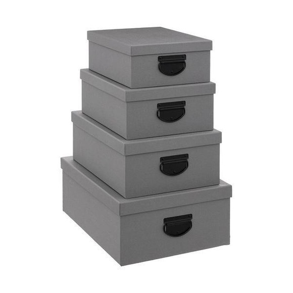 4x Aufbewahrungsboxen, verschiedene Größen 4x Aufbewahrungsboxen, verschiedene Größen
