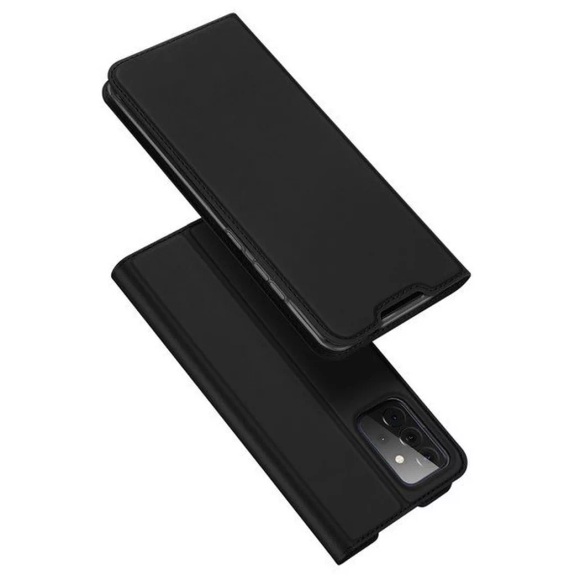 Dux Ducis - Samsung Galaxy A72 5G Flip Wallet Cover Leder Tasche - Schwarz