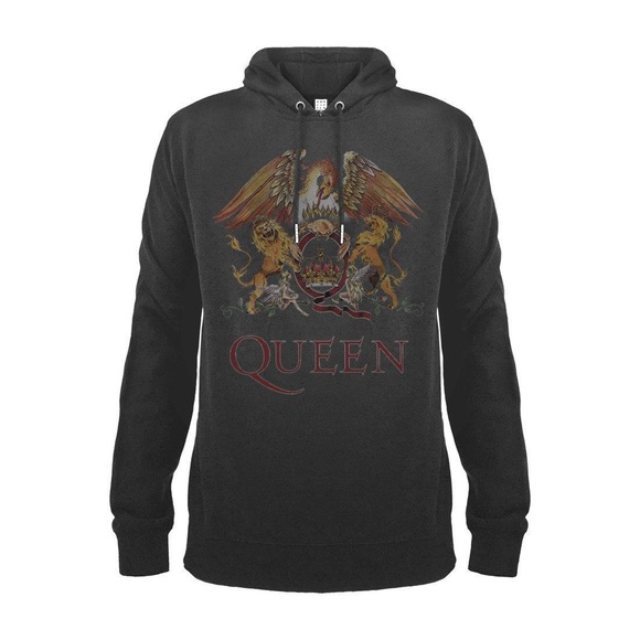 Royal Crest Kapuzenpullover Damen Schiefergrau S