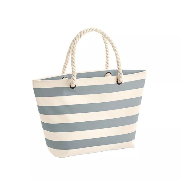 Tragetasche Boardwalk, Mit Streifen Damen Weiss ONE SIZE