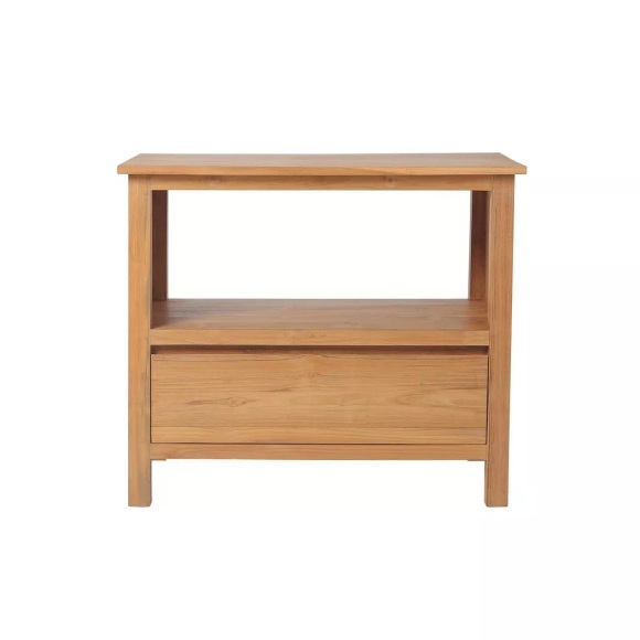 Waschbeckenunterschrank - Teakholz - 90 cm - KETAPANG Waschbeckenunterschrank - Teakholz - 90 cm - KETAPANG