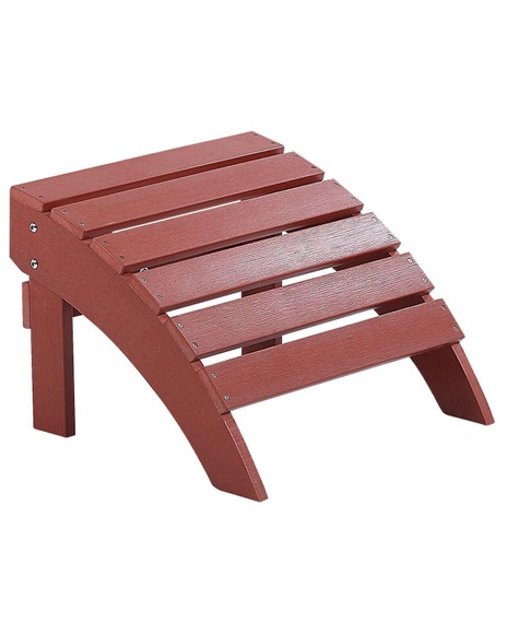 Fusshocker Kunstholz rot ADIRONDACK