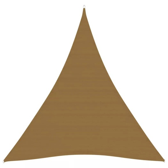 vidaXL Sonnensegel 160 g/m² Taupe 4x5x5 m HDPE
