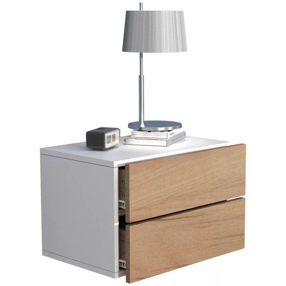 Holz Wandschublade Nachtschrank Wandboard Schublade Konsole Nachttisch Usal L 45 cm Holz Wandschublade Nachtschrank Wandboard Schublade Konsole Nachttisch Usal L 45 cm