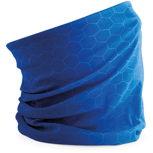 Schlauchschal Mit Geometrischem Muster, Erwachsene Herren Blau ONE SIZE