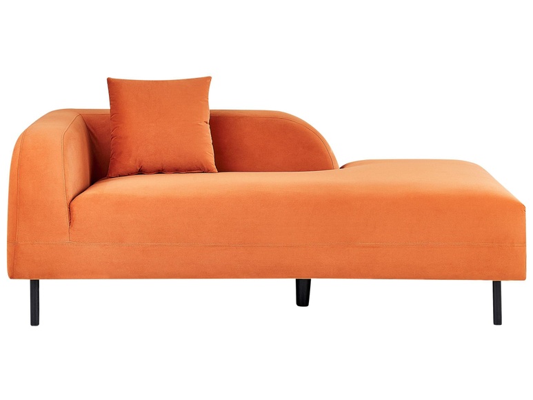 Chaiselongue aus Samtstoff Modern LE CRAU Chaiselongue aus Samtstoff Modern LE CRAU