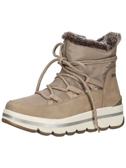 TOM TAILOR Winterboots, mit Fellimitat-Kragen