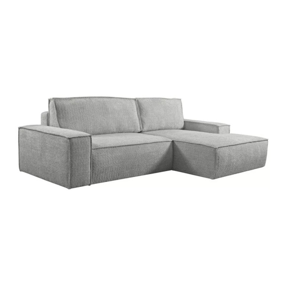 PASCAL MORABITO - Ecksofa mit Schlaffunktion BoucléStoff Ecke Rechts AMELIA von One Size, Grau