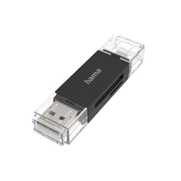 Hama USB 2.0 USB-A/Micro OTG Kartenleser