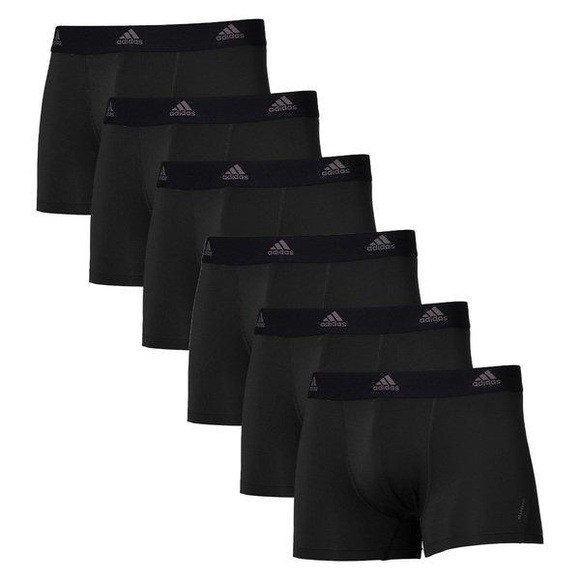 adidas 6er Pack Active Micro Flex Eco - Retro Short / Pant Herren Schwarz M