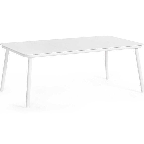 Garten Couchtisch Spike weiss 104x61