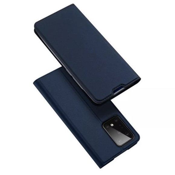 Dux Ducis - Samsung Galaxy S20 Ultra Flip Wallet Cover Leder Tasche - Dunkelblau