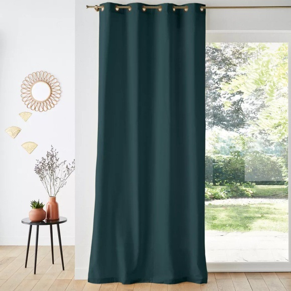 Vorhang Velvet Unisex Grün 135x350CM