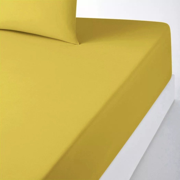 La Redoute Intérieurs - Einfarbiges Fixleintuch Scenario aus Baumwolle, 140x200 cm, Beige