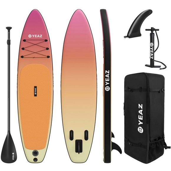 Paradise Beach - Exotrace - Set Sup Board And Kit - Capri Orange Unisex Orange ONE SIZE