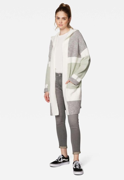 Strickjacken Hooded Cardigan Unisex Mint XS