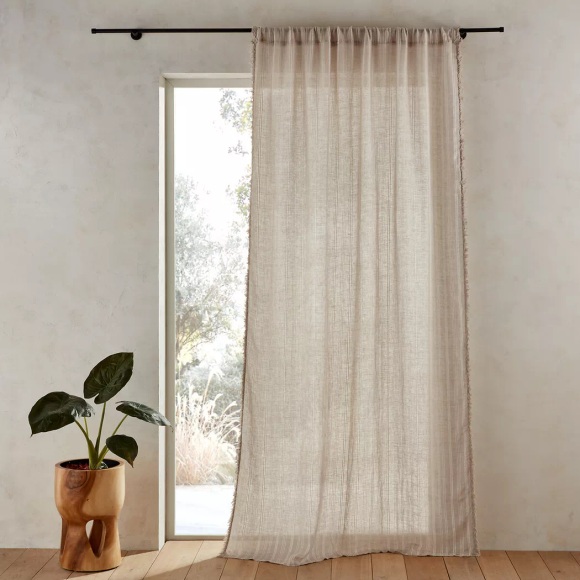 AM.PM - Vorhang Plumaka, 140x220cm, Beige