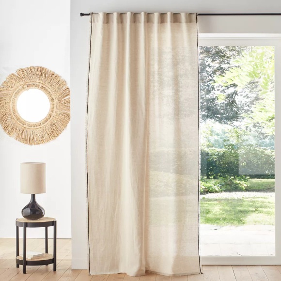 Vorhang Menorca Unisex Beige 140x350CM