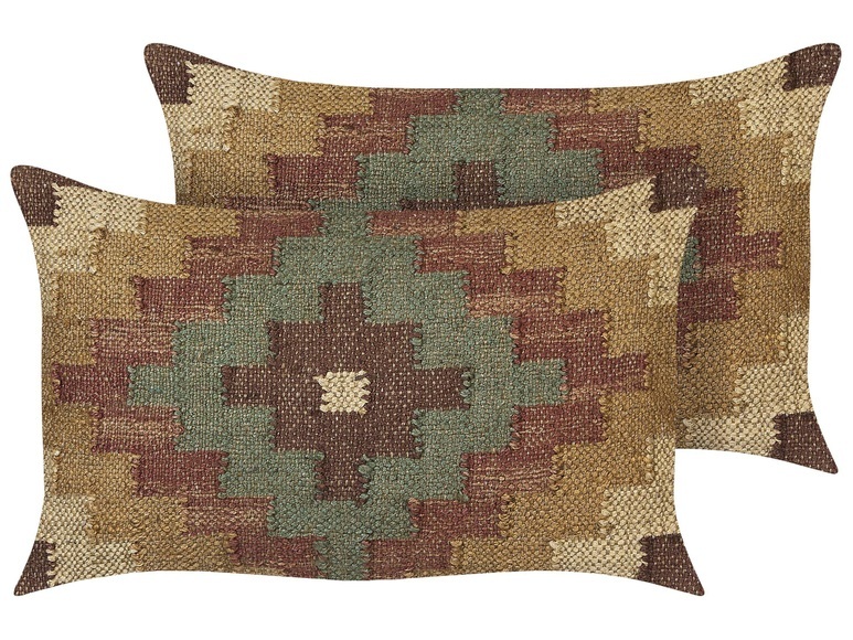 Kissen 2er Set aus Jute Retro MAGURI Kissen 2er Set aus Jute Retro MAGURI