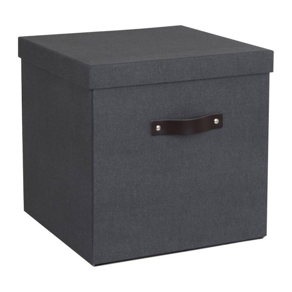LOGAN Aufbewahrungsbox Schwarz Canvas LOGAN Aufbewahrungsbox Schwarz Canvas