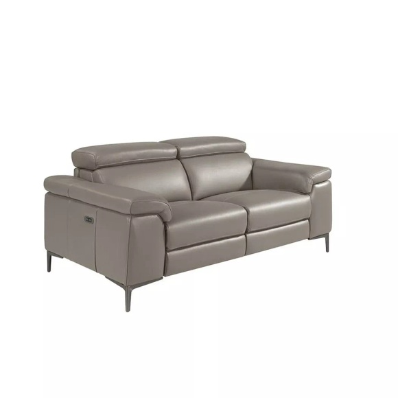 2-Sitzer-Ledersofa mit Relax-Mechanismen 2-Sitzer-Ledersofa mit Relax-Mechanismen
