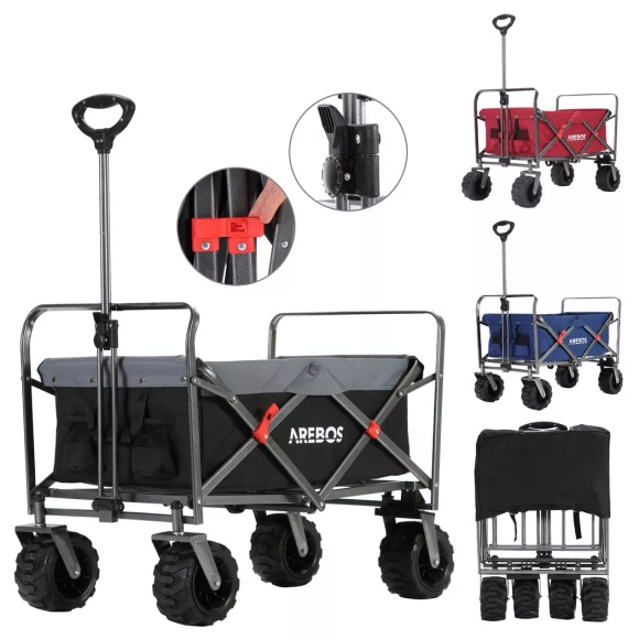 Bollerwagen | Handwagen | Transportkarre | Bis 100 Kg | Klappbar Unisex ONE SIZE