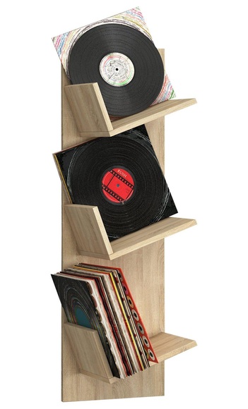 MID.YOU Cd-regal , Sulda , Sonoma Eiche , Holzwerkstoff , 33x106.5x25.6 cm , melaminharzbeschichtet,Nachbildung , 000657010302