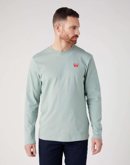 Pullover Ls Sign Off Tee Unisex Grün XL
