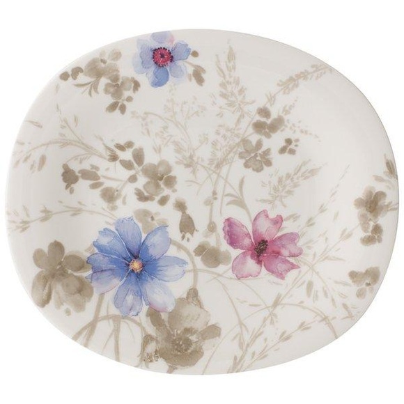 Frühstücksteller oval Mariefleur Gris Basic