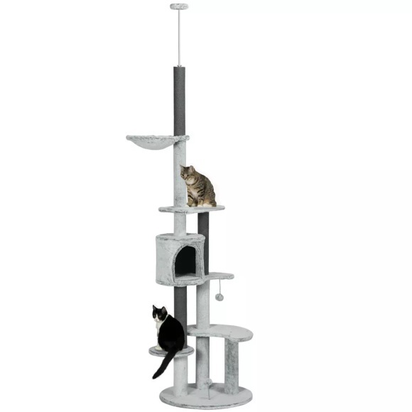 PawHut - Kratzbaum, One Size, Grau