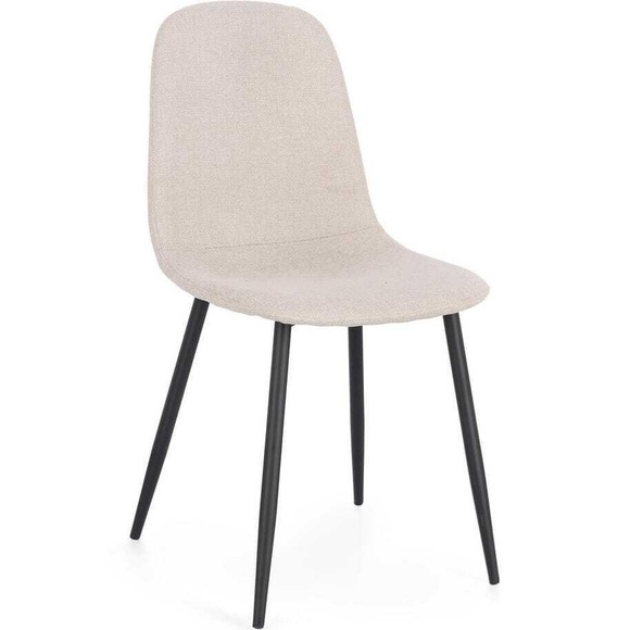 Stuhl Irelia schwarz beige