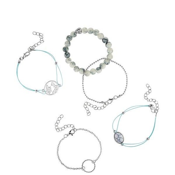 Multi Armband Poliert Unisex Silber ONE SIZE
