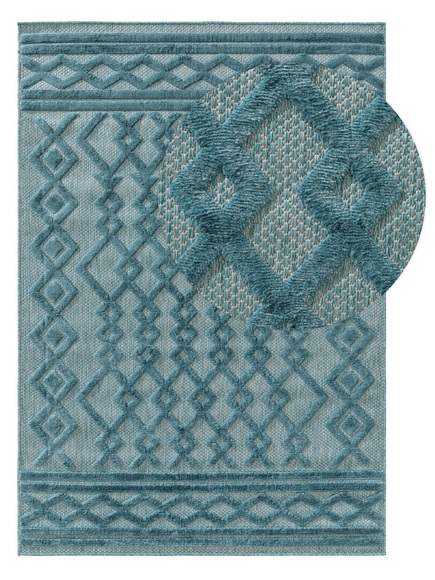 In- & Outdoor-Teppich Bonte Türkis In- & Outdoor-Teppich Bonte Türkis