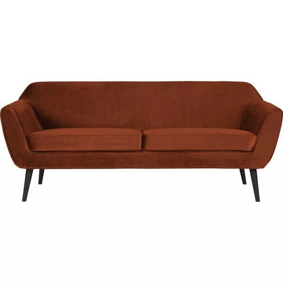 Sofa Rocco Samt rust 187