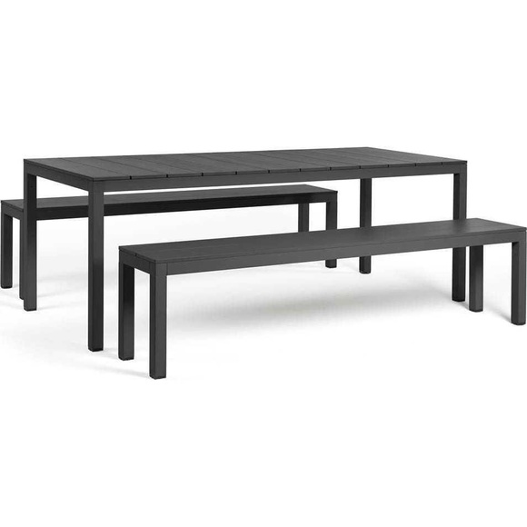 Gartentisch Set Rio anthrazit 210