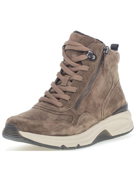 Gabor Rollingsoft Schnürboots, mit Logoschriftzug an der Ferse