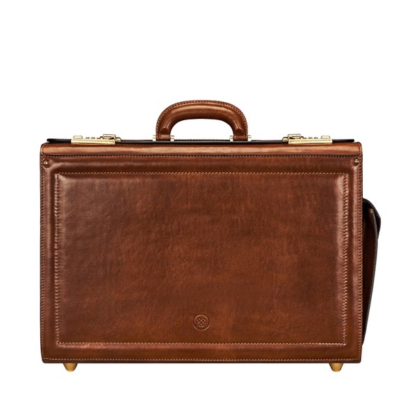 Varese - Leder Pilotenkoffer Unisex Tan ONE SIZE