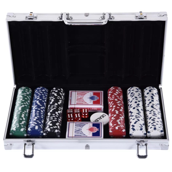 HOMCOM - Pokerkoffer Set