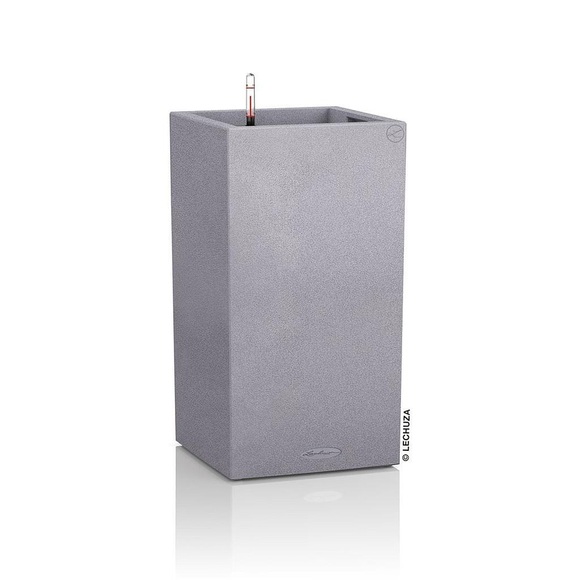 Lechuza - Blumenkasten mit Integriertem Bewässerungssystem Canto Color 76 - Grau
