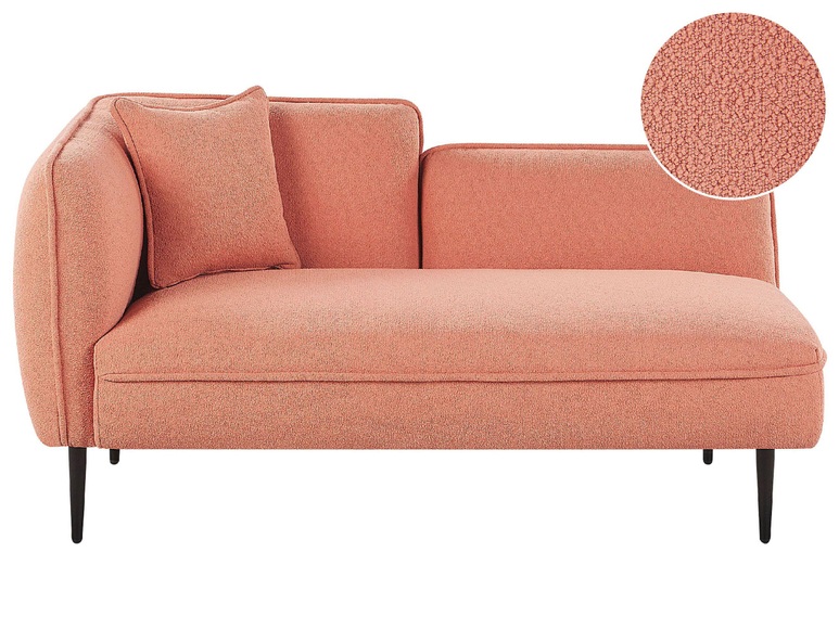 Chaiselongue aus Bouclé Modern CHEVANNES Chaiselongue aus Bouclé Modern CHEVANNES