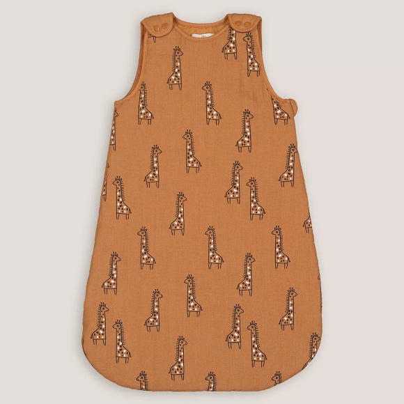 Schlafsack Mit Giraffenmotiven Unisex Braun 86