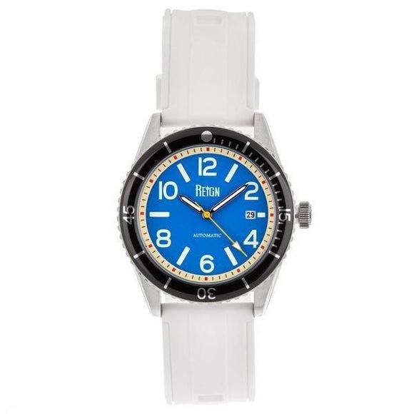 Gage Automatikuhr Mit Datum Herren Weiss ONE SIZE