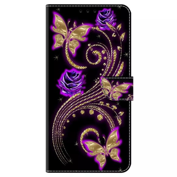 iPhone 15 Pro - 3D-Effekt Hülle Etui Schmetterlinge