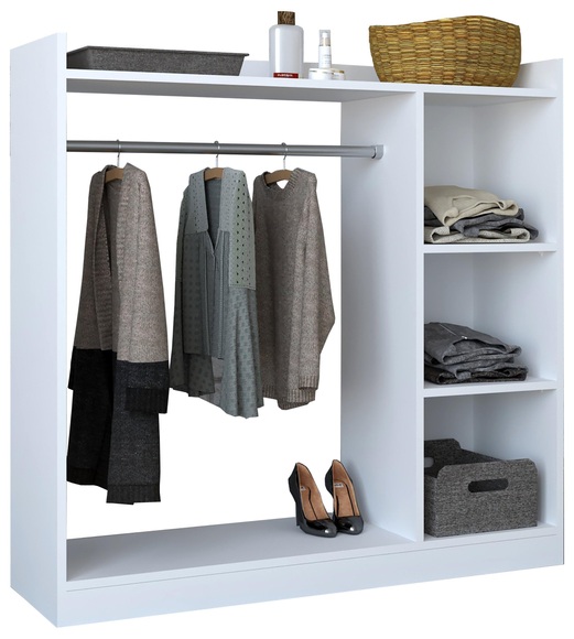 Holz offener Kleiderschrank begehbarer Kleiderregal Schrank Kleiderstange Palosa Holz offener Kleiderschrank begehbarer Kleiderregal Schrank Kleiderstange Palosa