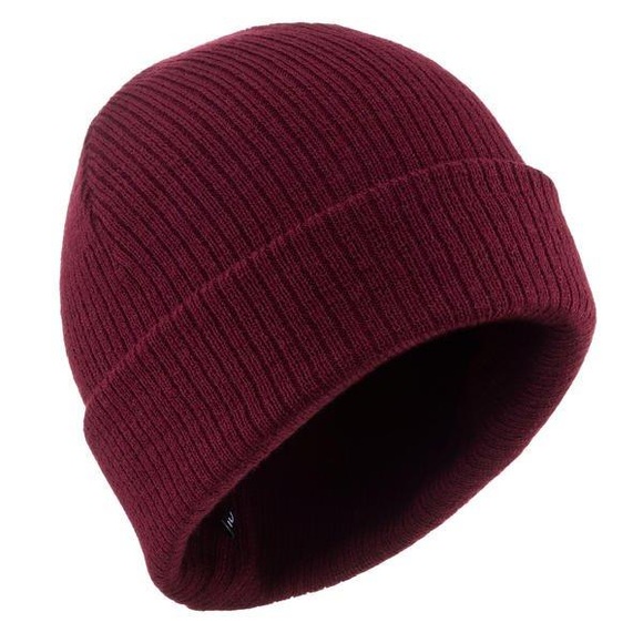 Skimütze Fisherman Damen Bordeaux XS