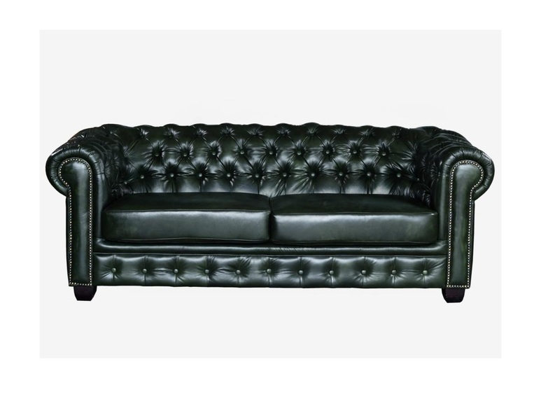 Chesterfield Ledersofa 3Sitzer Büffelleder BRENTON Chesterfield Ledersofa 3Sitzer Büffelleder BRENTON