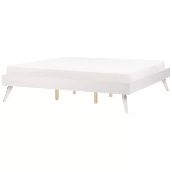 Bett mit Lattenrost aus MDF-Platte Retro BERRIC Bett mit Lattenrost aus MDF-Platte Retro BERRIC