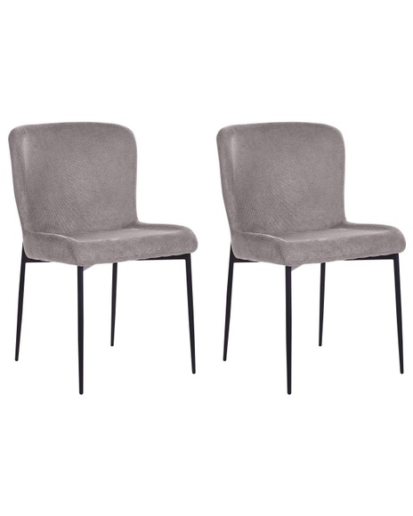 Set mit 2 Stühlen aus Polyester Modern ADA Set mit 2 Stühlen aus Polyester Modern ADA